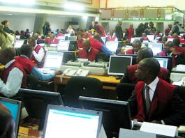 Market indices, turnover drop on NSE