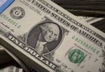 Dollar slips as yields dive on recovery worries