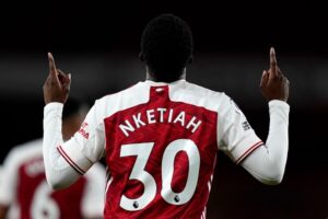 Nketiah’s late strike gives Arsenal 2-1 win over West Ham United