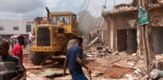 Enugu Govt demolishes popular Kenyatta Building Market