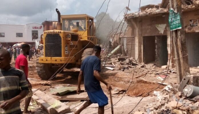 Enugu Govt demolishes popular Kenyatta Building Market