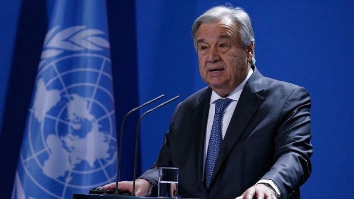 UN Chief welcomes departure of first grain ship from Ukraine