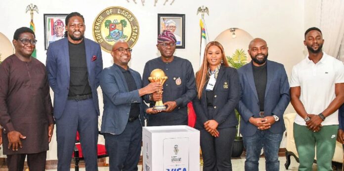 Sanwo-Olu Receives AFCON Trophy Ahead of Tournament in Cote d’Ivoire