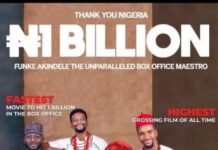 ‘A Tribe Called Judah’ Becomes Nollywood’s 1st Film to Gross N1bn