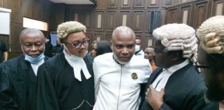 Court Hears Nnamdi Kanu’s bail Application, Preliminary Objection to his Trial