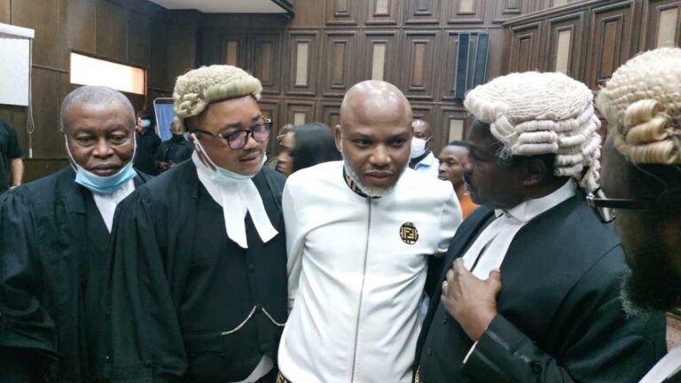 Court Hears Nnamdi Kanu’s bail Application, Preliminary Objection to his Trial