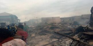Fire razes 200 shops in C’River