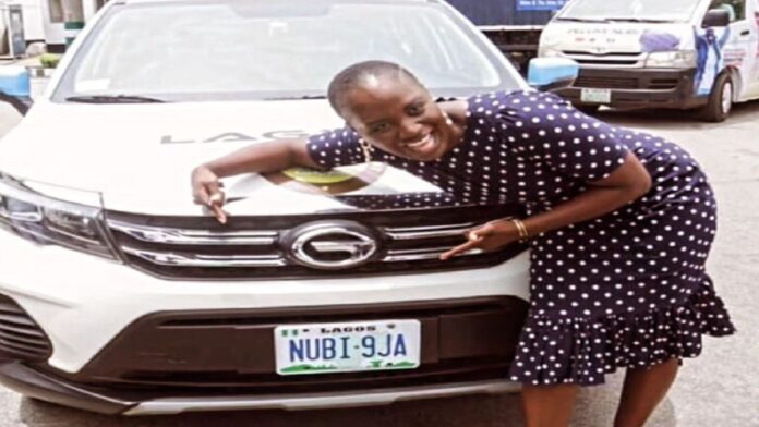 Sanwo-Olu presents Nubi branded car, says she’s shifted mountains