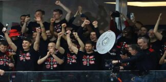 Unbeaten Bayer Leverkusen win maiden Bundesliga