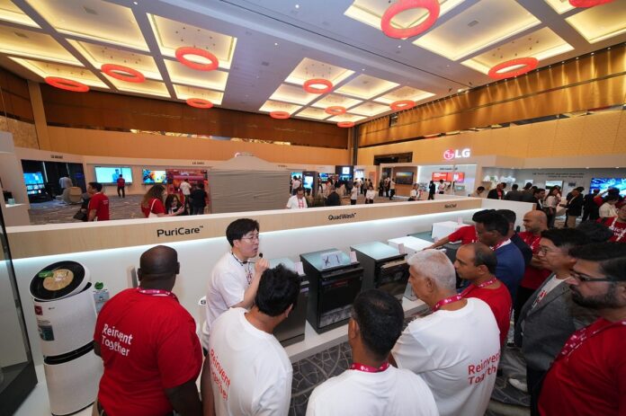 LG Electronics Showcases Trendsetting Home Appliance Products in the Region